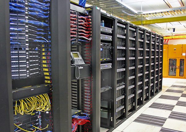 Data Centre Storage Array landscape view of very large data centre data storage array
** Note: Slight graininess, best at smaller sizes